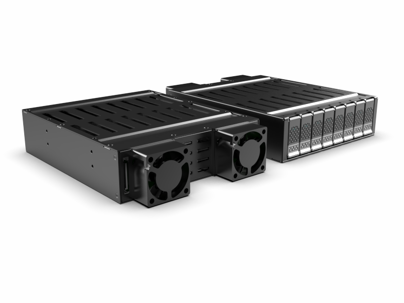 8 Bay M.2 NVMe SSD PCIe 4.0 Mobile Rack Enclosure
